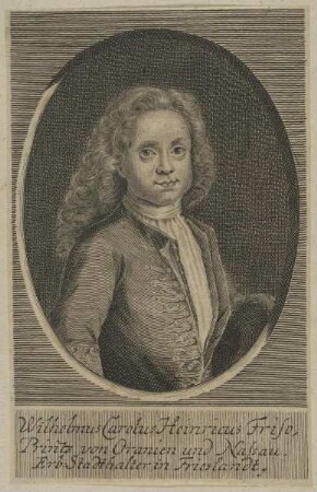 Bildnis des Wilhelmus Carolus Heinricus Friso von Oranien und Nassau