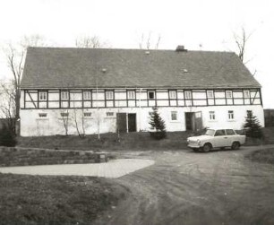 Sayda-Ullersdorf. Wohnstallhaus, Nr. 7. Hoffront