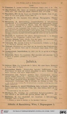 Judaica (Nr. 752 - 800)