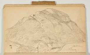 Berglandschaft - Studie mit Schafen