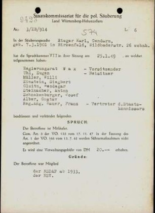 Rieger, Karl