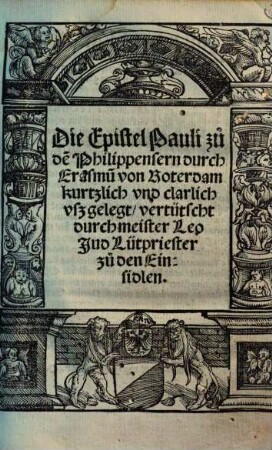 Die Epistel Pauli zu de[n] Philippensern