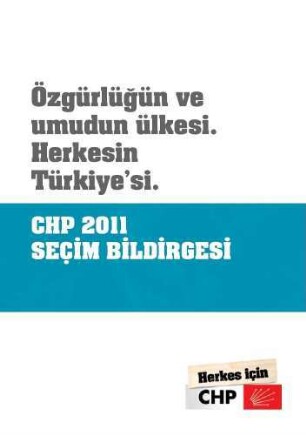Özgürlüğün ve umudun ülkesi : herkesin Türkiye’si