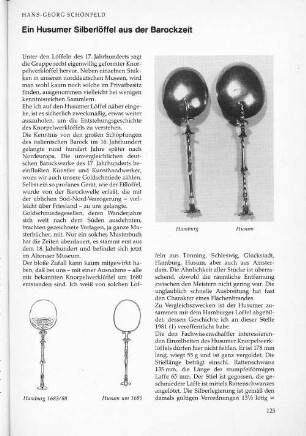 Ein Husumer Silberlöffel aus der Barockzeit
