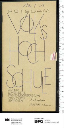 Programm 2. Semester 1968/1969