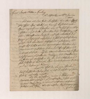 Brief von Carl Wilhelm Silberberg an Joseph Heller