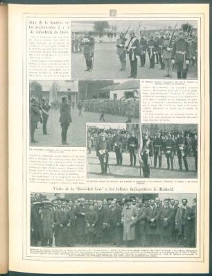 Jura de la bandera en los regimientos 2 y 4 de infantería de línea