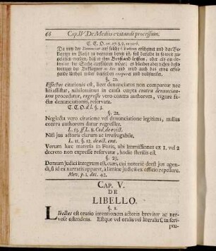Cap. V. De Libello.