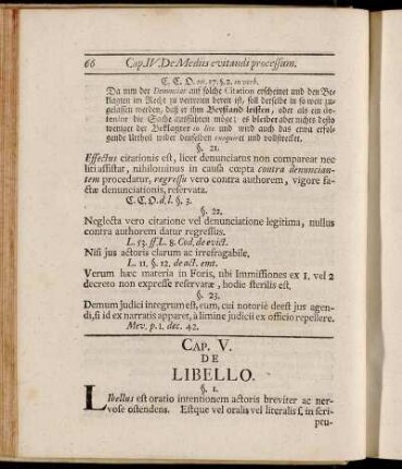 Cap. V. De Libello.