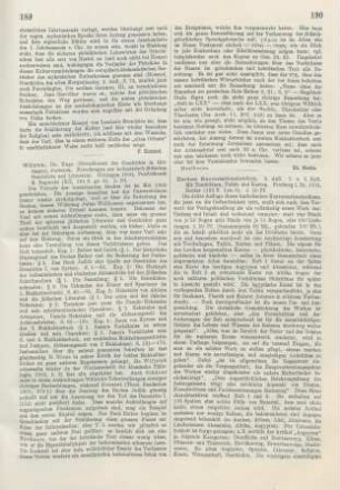 189-190 [Rezension] Willrich, Hugo, Judaica