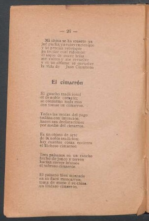 El cimarrón