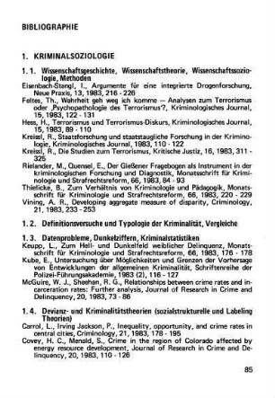 85-95a, Bibliographie