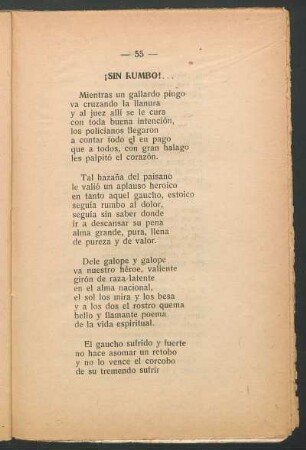¡Sin rumbo!...