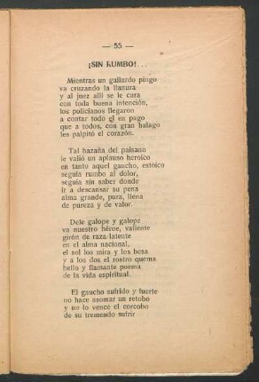 ¡Sin rumbo!...