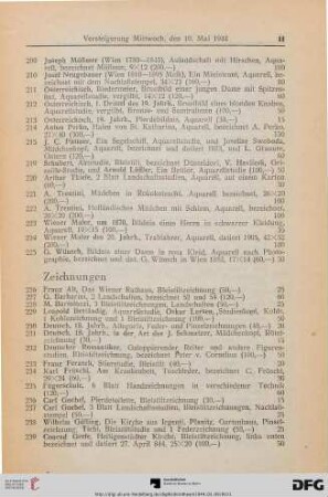 Zeichnungen (Nr. 226-291)