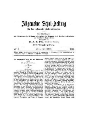Die pädagogischen Ideen und das Unterrichtsgesetz. Neujahrsbetrachtungen : (Fortsetzung)