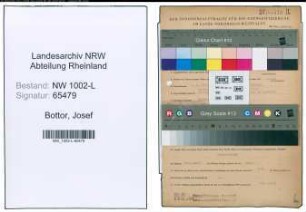 Entnazifizierung Josef Bottor , geb. 08.02.1911 (Rechtsanwalt)