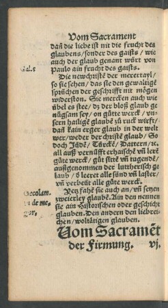 Vom Sacrament der Firmung. vi.