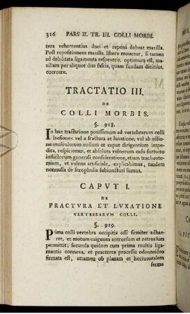 Tractatio III. De colli morbis.