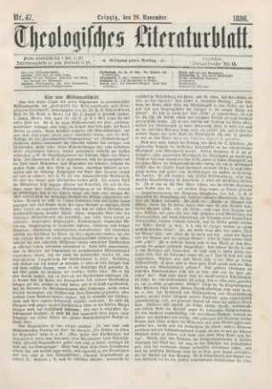 441-443 Eine neue Missionszeitschrift
