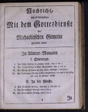 In Winter-Monaten