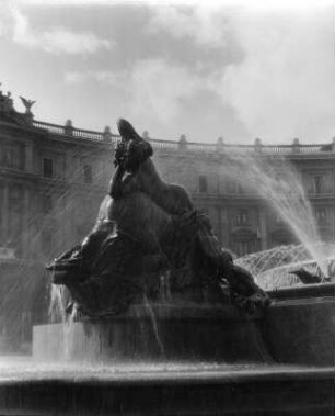 Rom, Piazza dell' Esedra. Najadenbrunnen