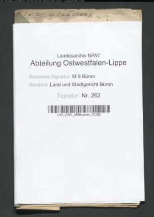 Ablösung der Schafshude von Berechtigten in der Gemeinde Steinhausen auf den Forstparzellen Grund und Knick im Forstrevier Harth-Büren.