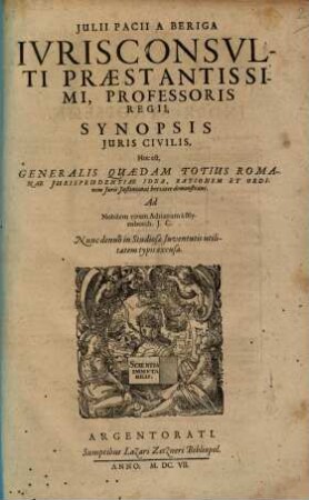 Synopsis Iuris Civilis
