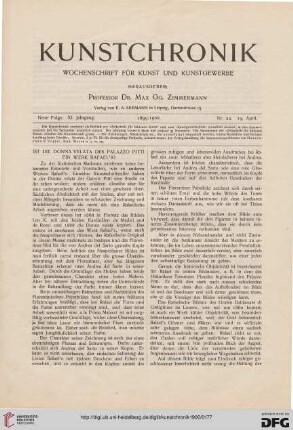 Heft 22 (19. April 1900)