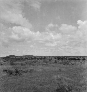 Landschaft : Blick über eine Ebene in Tansania
