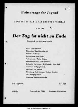 Der Tag ist nicht zu Ende