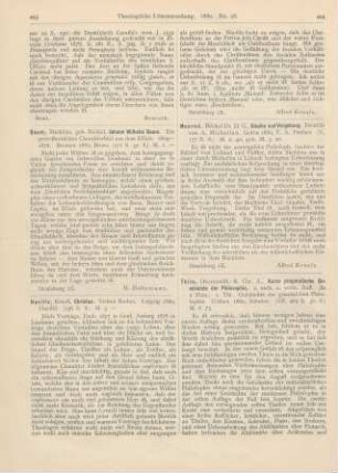 443-444 [Rezension] Naville, Ernest, Christus. Sieben Reden