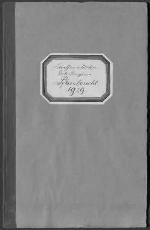 Lauffen/Neckar: Pfarrbericht 1929