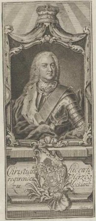 Bildnis des Christian Ludewig I., Herzog von Mecklenburg-Schwerin