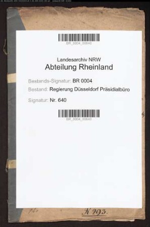 Mitteilungen über Schriftgut der ehemaligen kurkölnischen Kellnerei Hülchrath