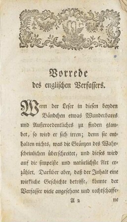 Vorrede des englischen Verfassers