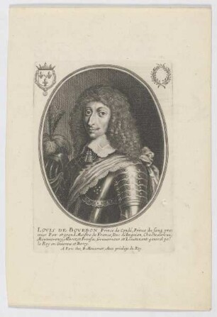Bildnis des Lovis de Bovrbon de Condé