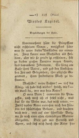 Viertes Kapitel. Empfindungen der Liebe