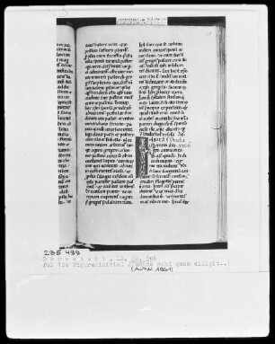Bernardus, Sermones in Contica Canticorum — Initiale I (udica mihi quem diligit), Folio 120recto