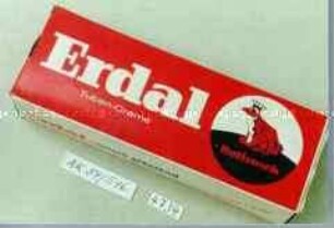 Pappschachtel für "Erdal Tuben-Creme Rotfrosch"