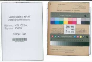 Entnazifizierung Carl Killmer , geb. 20.11.1887 (Riemendreher)