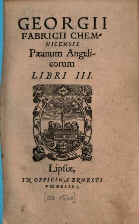 Paeanum angelicorum libri III