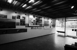 Freiburg: Amerikahaus, jetzt Carl-Schurz-Haus, Ausstellung in der Eingangshalle