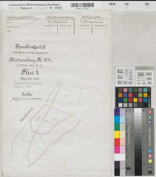 Salwey (Eslohe), Zusammenlegung Niedersalwey, Brouillonkarte 2 Bl. 1 Flur 1