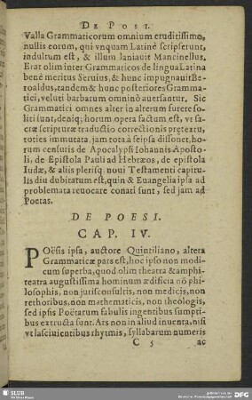 De Poesi. Cap. IV.