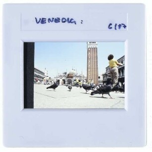 Venedig, Dogenpalast,Venedig, Markusturm,Venedig, Markusdom,Venedig, Markusplatz / Piazza S. Marco,Venedig, Prokuratien,Venedig, Torre dell'orologio