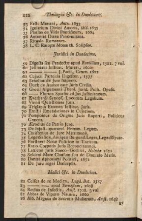 Medici & in Duodecimo.