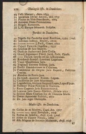 Medici & in Duodecimo.