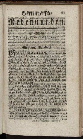 34. Woche. Den 23. Erntemonaht, 1777