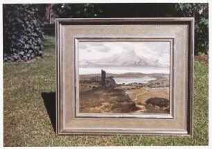 Italienische Landschaft : Italienische Landschaft. Gemälde (vor 1929; M. Molitor?)